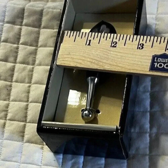 Wine Stopper Purple Flower Art Glass Wine Stopper In Box Bottle‎ Stopper Cork - Picture 6 of 9